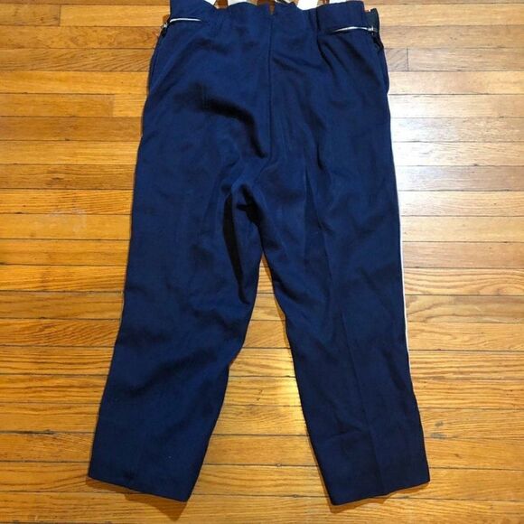 DeMoulin Marching Band Mens Pants 32x27.5 Navy VTG - Picture 2 of 3